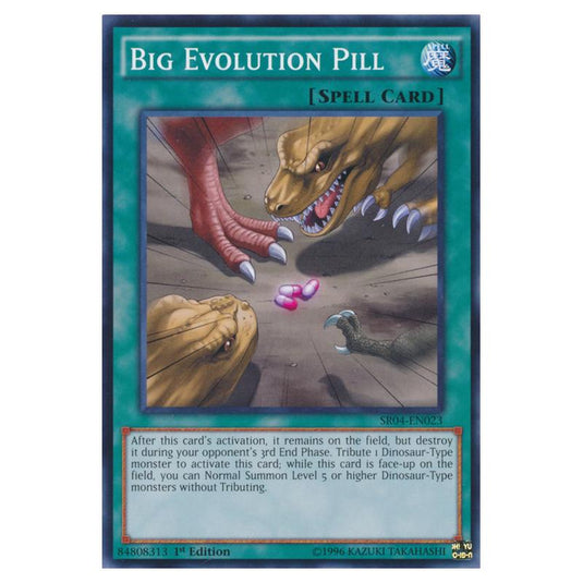 Yu-Gi-Oh! - Dinosmasher\'s Fury Structure Deck - Big Evolution Pill (Common) SR04-EN023
