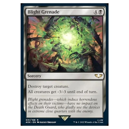 Magic The Gathering - Universes Beyond - Warhammer 40k - Blight Grenade - 031/168