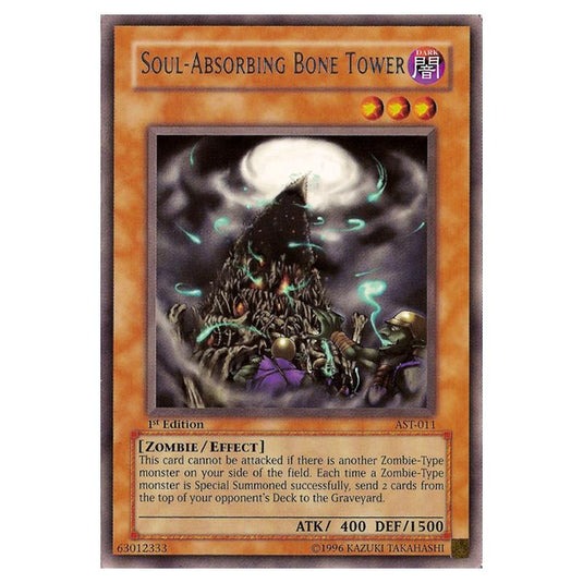 Yu-Gi-Oh! - Ancient Sanctuary - Soul-Absorbing Bone Tower (Rare) AST-011