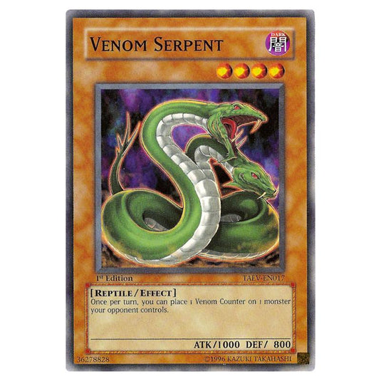 Yu-Gi-Oh! - Tactical Evolution - Venom Serpent (Common) TAEV-EN017