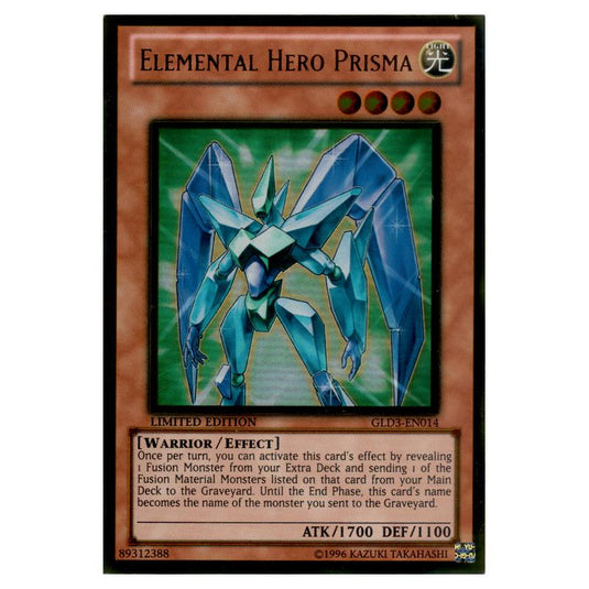Yu-Gi-Oh! - Gold Series 3 - Elemental HERO Prisma (Gold Rare) GLD3-EN014