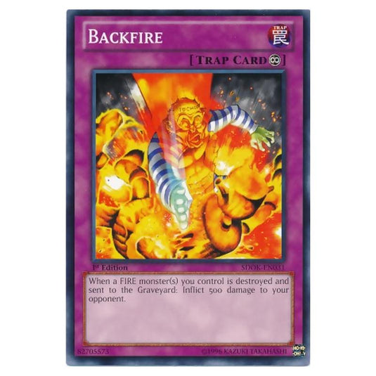 Yu-Gi-Oh! - Onslaught of the Fire Kings Structure Deck - Backfire (Common) SDOK-EN031