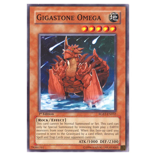 Yu-Gi-Oh! - Raging Battle - Gigastone Omega (Common) RGBT-EN032