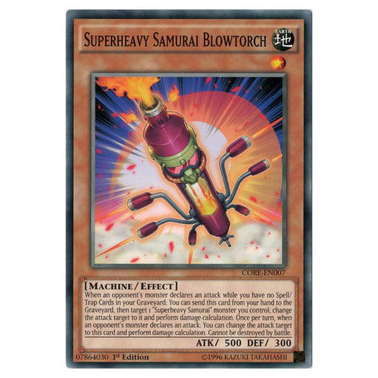 Yu-Gi-Oh! - Clash of Rebellions - Superheavy Samurai Blowtorch (Common) CORE-EN007