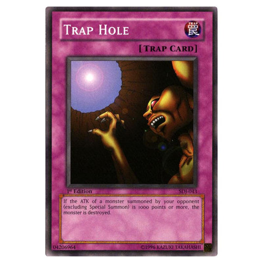 Yu-Gi-Oh! - Starter Deck - Joey - Trap Hole (Common) SDJ-043