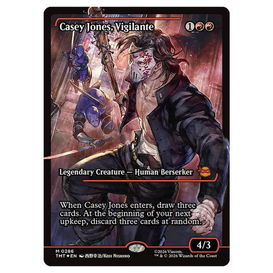 Magic The Gathering - Teenage Mutant Ninja Turtles - Casey Jones, Vigilante - 0286