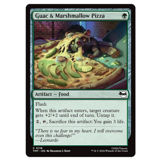 Magic The Gathering - Teenage Mutant Ninja Turtles - Guac & Marshmallow Pizza - 0116