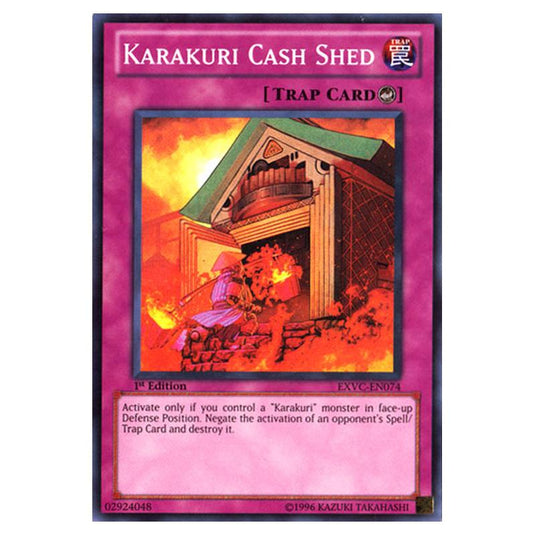 Yu-Gi-Oh! - Extreme Victory - Karakuri Cash Shed (Super Rare) EXVC-EN074