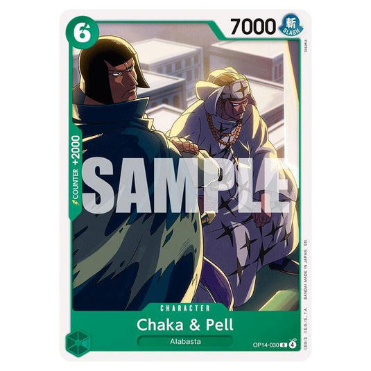 One Piece - OP14 - The Azure Sea's Seven - Chaka & Pell - OP14-030