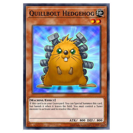 Yu-Gi-Oh! - Starter Deck - Duelist Toolbox - Quillbolt Hedgehog (Common) 5DS3-EN012