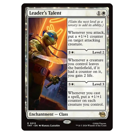 Magic The Gathering - Teenage Mutant Ninja Turtles - Leader's Talent - 0013