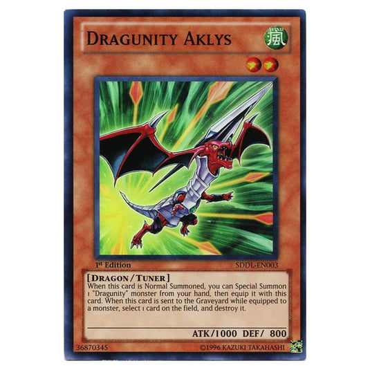 Yu-Gi-Oh! - Dragunity Legion Structure Deck - Dragunity Aklys (Super Rare) SDDL-EN003