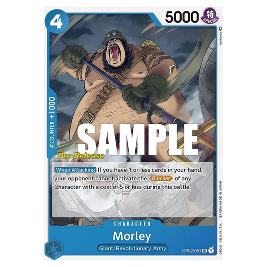 One Piece - OP-02: Paramount War Promos - Morley - OP02-061