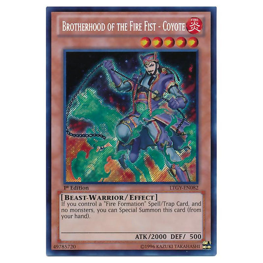 Yu-Gi-Oh! - Lord of the Tachyon Galaxy - Brotherhood of the Fire Fist - Coyote (Secret Rare) LTGY-EN082