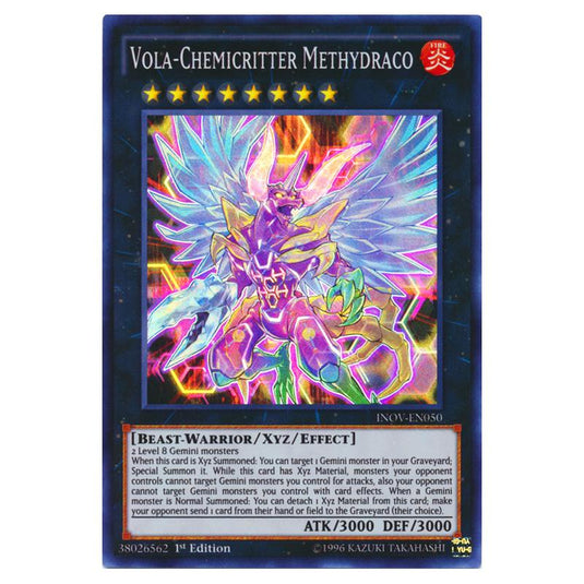 Yu-Gi-Oh! - Invasion - Vengeance - Vola-Chemicritter Methydraco (Super Rare) INOV-EN050