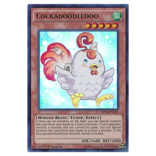 Yu-Gi-Oh! - 2014 Mega-Tin Mega Pack - Cockadoodledoo (Ultra Rare) MP14-EN115
