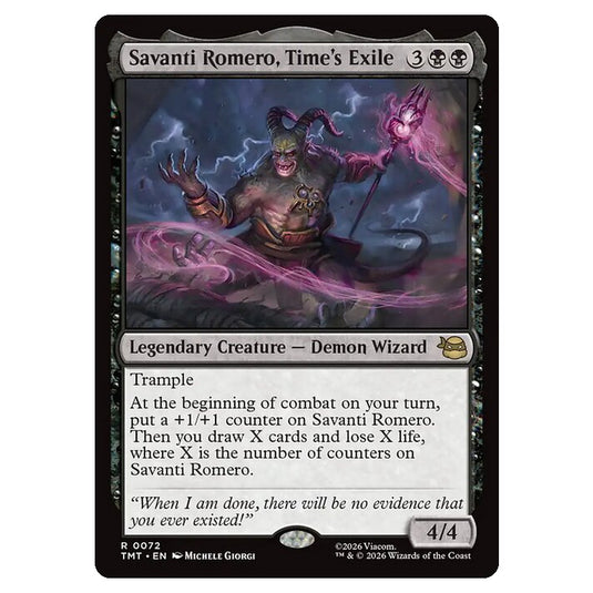 Magic The Gathering - Teenage Mutant Ninja Turtles - Savanti Romero, Time's Exile - 0072