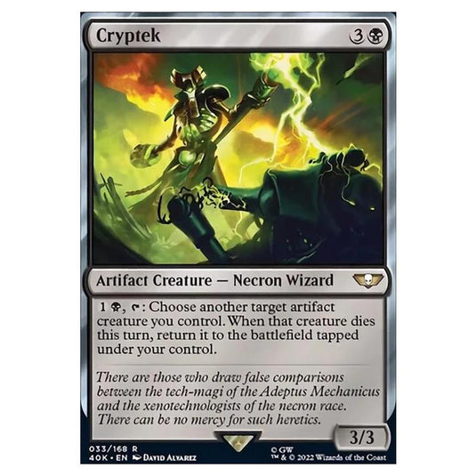 Magic The Gathering - Universes Beyond - Warhammer 40k - Cryptek - 033/168