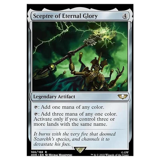 Magic The Gathering - Universes Beyond - Warhammer 40k - Sceptre of Eternal Glory - 166/168
