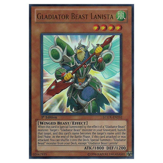 Yu-Gi-Oh! - Legendary Collection 2 - The Duel Academy Years Mega Pack - Gladiator Beast Lanista (Ultra Rare) LCGX-EN252