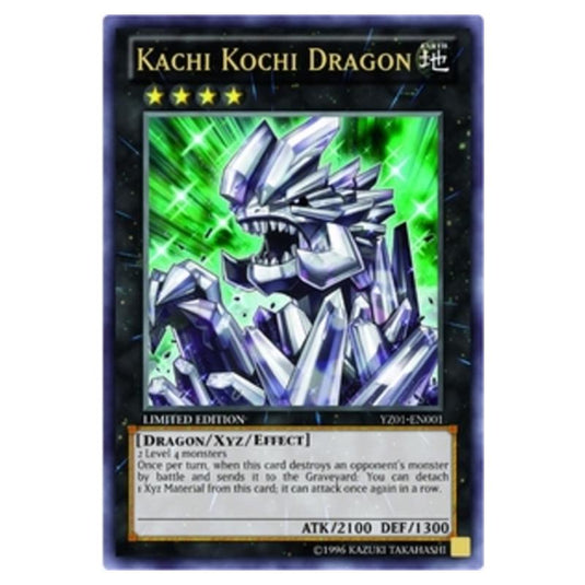 Yu-Gi-Oh! - Yu-Gi-Oh! ZEXAL Volume 1 promotional card - Kachi Kochi Dragon (Ultra Rare) YZ01-EN001