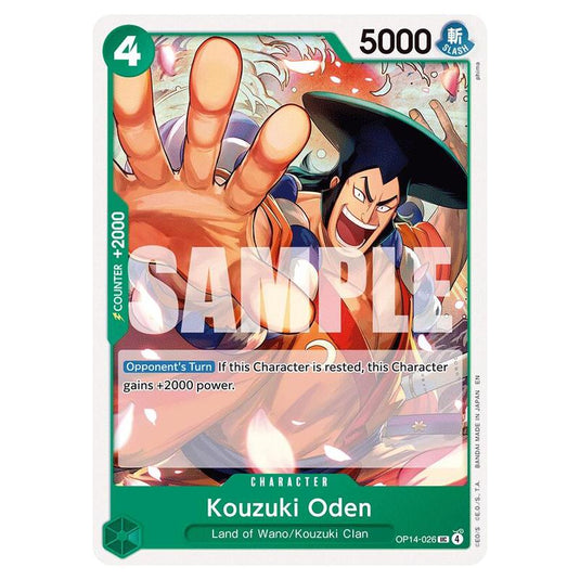 One Piece - OP14 - The Azure Sea's Seven - Kouzuki Oden - OP14-026