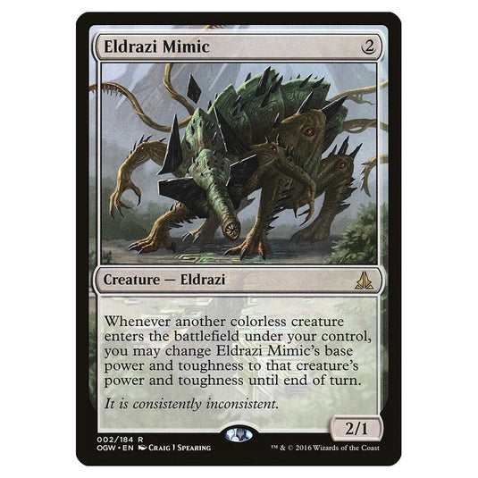 Magic the Gathering - Oath of the Gatewatch - Eldrazi Mimic - 2/184