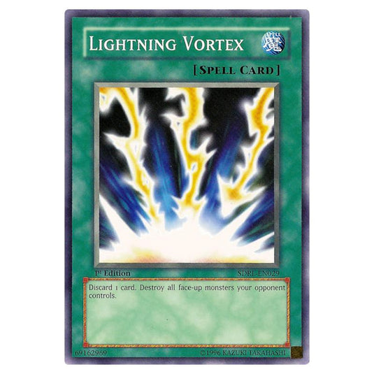 Yu-Gi-Oh! - Rise of the Dragon Lords Structure Deck - Lightning Vortex (Common) SDRL-EN029