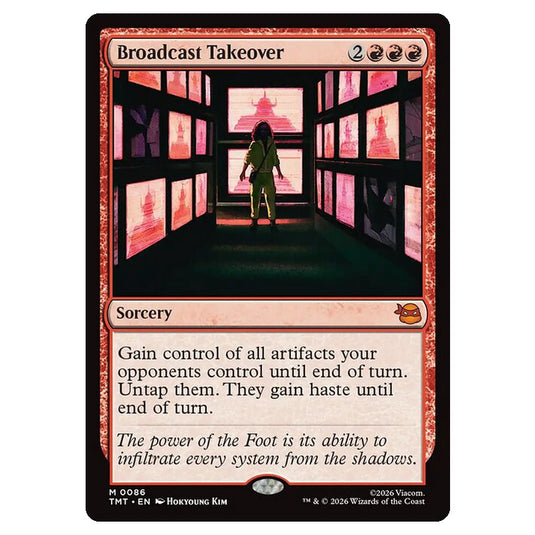 Magic The Gathering - Teenage Mutant Ninja Turtles - Broadcast Takeover - 0086