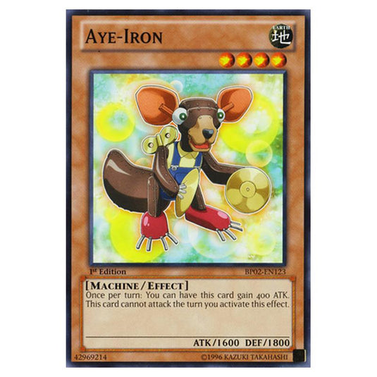Yu-Gi-Oh! - Battle Pack 2 - War of the Giants - Aye-Iron (Common) BP02-EN123