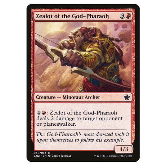 Magic The Gathering - Game Night 2019 - Zealot Of The God-pharaoh - 45