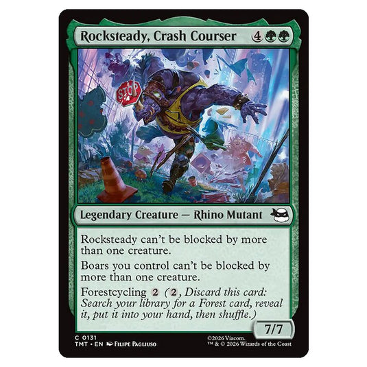Magic The Gathering - Teenage Mutant Ninja Turtles - Rocksteady, Crash Courser - 0131