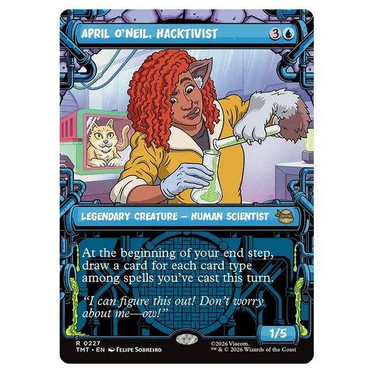 Magic The Gathering - Teenage Mutant Ninja Turtles - April O'Neil, Hacktivist - 0227