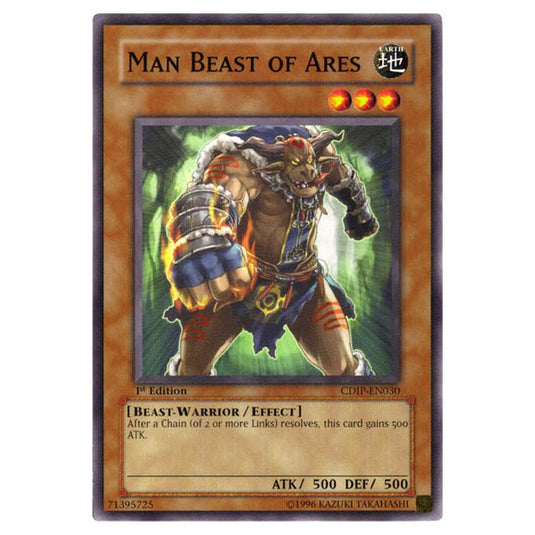 Yu-Gi-Oh! - Cyberdark Impact - Man Beast of Ares (Common) CDIP-EN030