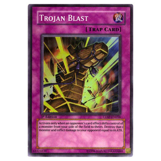 Yu-Gi-Oh! - Cyberdark Impact - Trojan Blast (Super Rare) CDIP-EN056