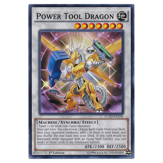 Yu-Gi-Oh! - Legendary Collection 5D's Mega Pack - Power Tool Dragon (Common) LC5D-EN236