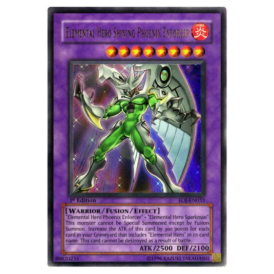 Yu-Gi-Oh! - Enemy of Justice - Elemental HERO Shining Phoenix Enforcer (Ultra Rare) EOJ-EN033