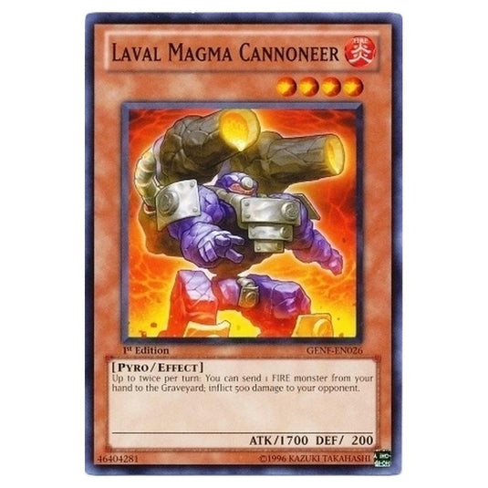 Yu-Gi-Oh! - Generation Force - Laval Magma Cannoneer (Common) GENF-EN026