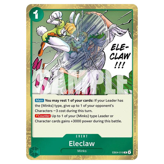 One Piece - OP14 - The Azure Sea's Seven - Eleclaw - EB04-019