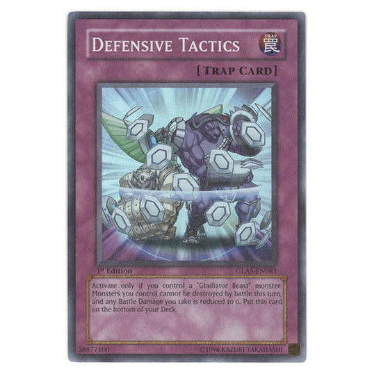 Yu-Gi-Oh! - Gladiator\'s Assault - Defensive Tactics (Super Rare) GLAS-EN083