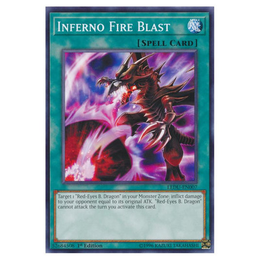 Yu-Gi-Oh! - Legendary Duelists - Inferno Fire Blast (Common) LEDU-EN007