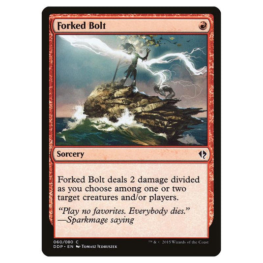 Magic the Gathering - Duel Decks: Zendikar vs. Eldrazi - Forked Bolt - 60