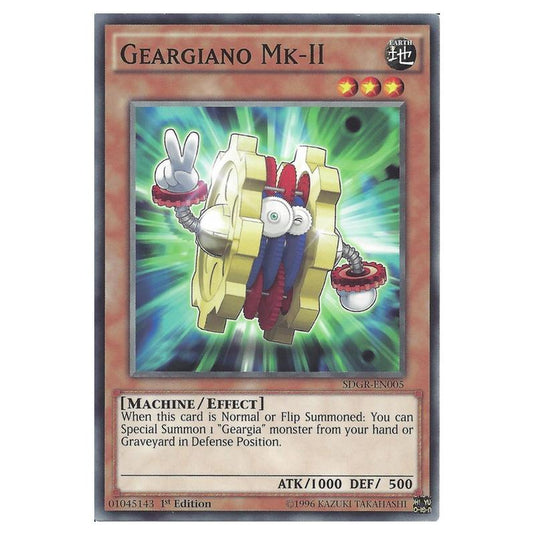 Yu-Gi-Oh! - Geargia Rampage Structure Deck - Geargiano Mk-II (Common) SDGR-EN005