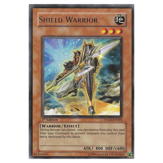Yu-Gi-Oh! - The Duelist Genesis - Shield Warrior (Rare) TDGS-EN005