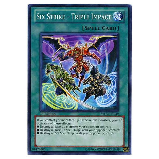 Yu-Gi-Oh! - Storm of Ragnarok - Six Strike - Triple Impact (Common) STOR-EN049