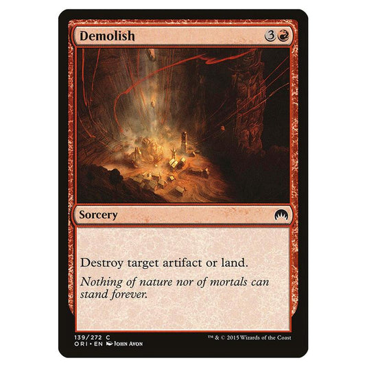 Magic The Gathering - Magic Origins - Demolish - 139/272