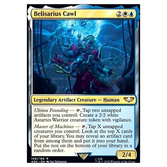 Magic The Gathering - Universes Beyond - Warhammer 40k - Belisarius Cawl - 106/168