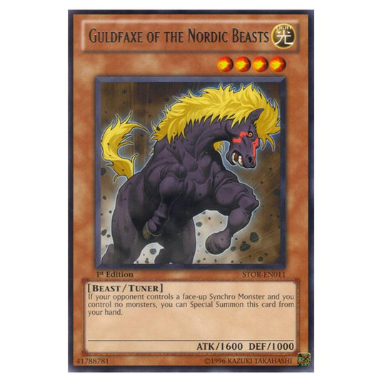 Yu-Gi-Oh! - Storm of Ragnarok - Guldfaxe of the Nordic Beasts (Rare) STOR-EN011