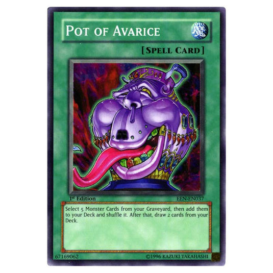 Yu-Gi-Oh! - Elemental Energy - Pot of Avarice (Super Rare) EEN-EN037