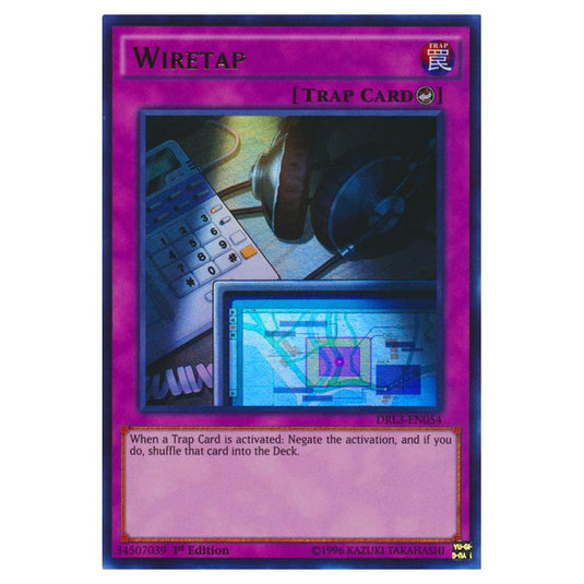 Yu-Gi-Oh! - Dragons of Legend - Unleashed - Wiretap (Ultra Rare) DRL3-EN054
